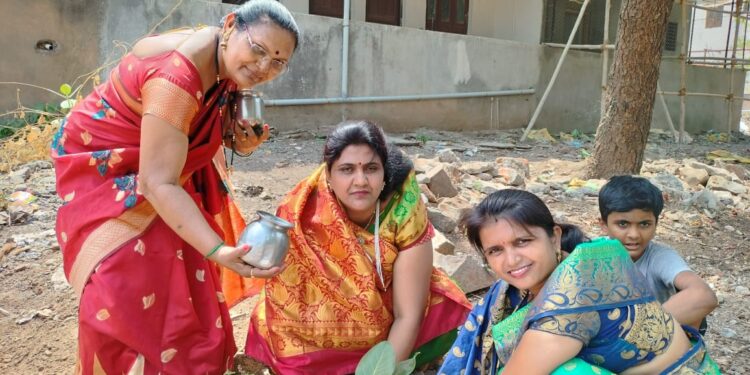 नंदुरबार जिल्हा राष्ट्रवादी काँग्रेस पार्टीतर्फे वटपौर्णिमेनिमित्त वृक्षारोपण