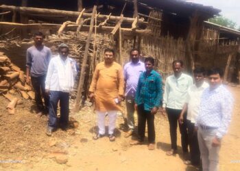 नुकसानग्रस्त भागाची आ.शिरीषकुमार नाईक यांनी केली पाहणी