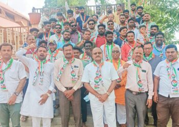 जिल्ह्यात पावसासाठी राष्ट्रवादीचे याहा मोगी मातेला साकडे