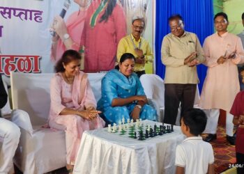 खासदार चषक क्रीडा महोत्सव सप्ताहाचे खा.डॉ. हिना गावित यांच्या हस्ते दिमाखात उद्घाटन