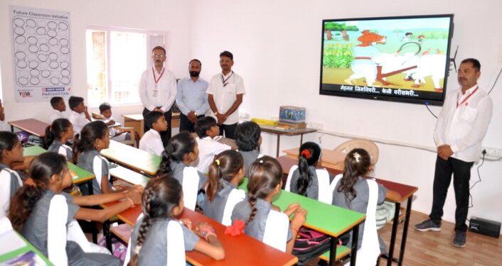 इंग्रजी शाळेप्रमाणे आता नंदुरबार नगरपालिकेच्या  5 शाळा झाल्या डिजिटल