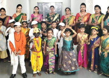 न्यू इंग्लिश मीडियम स्कुलमध्ये आषाढी एकादशीचा उत्सव साजरा