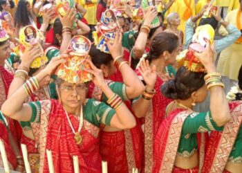 नंदुरबार विसा खडायता पंचतर्फे यमुनाजी महाराणी लोटिजी कलश महोत्सव