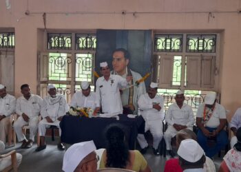 काँग्रेस सेवा दलाचे सरचिटणीस मिश्रा यांच्या उपस्थितीत काँग्रेस भवनात बैठक