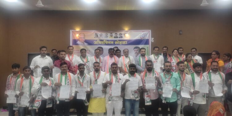 राष्ट्रवादी व राष्ट्रवादी युवक काँग्रेसची जिल्हा कार्यकारिणी गठीत, नंदूरबार येथे पदाधिकाऱ्यांच्या सत्कार