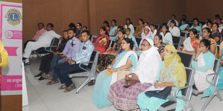 लायन्स क्लब तर्फे शिशु आहार मार्गदर्शन