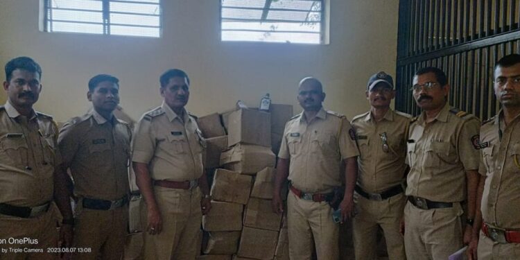 उमराणी येथे २२ लाख ५६ हजारांचा मद्यसाठा जप्त