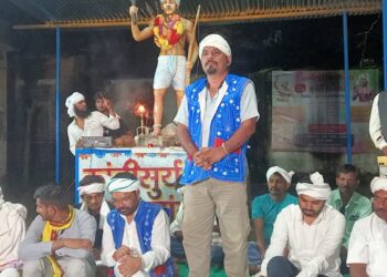 झारखंडमधून सुरुवात झालेल्या आदिवासी सुरक्षा यात्रेचे मोलगीत आगमन