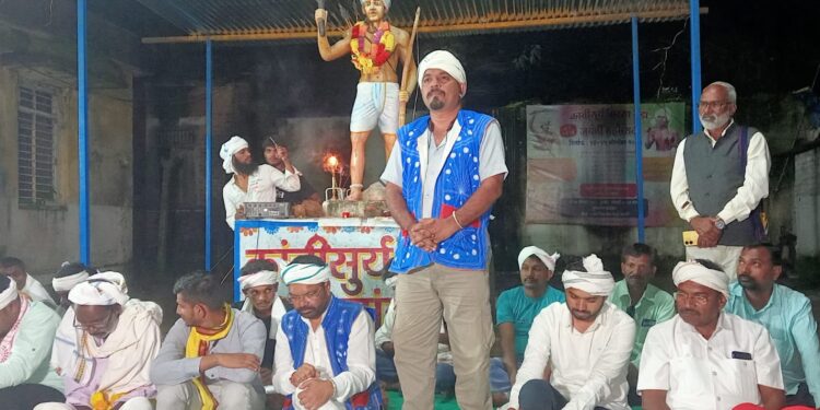 झारखंडमधून सुरुवात झालेल्या आदिवासी सुरक्षा यात्रेचे मोलगीत आगमन