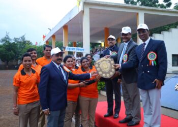पोलीस क्रीडा स्पर्धेत नंदुरबार विभाग संघास सर्वसाधारण विजेतेपद