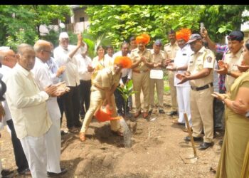 विशेष पोलीस महानिरीक्षक यांचे उपस्थितीत एक लाख वृक्ष लागवडीचा संकल्प होणार पूर्ण