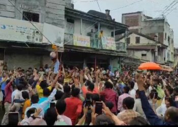 नंदुरबारात रंगला गोविंदाचा थरार, जय बजरंग व्यायाम शाळेचा उपक्रम