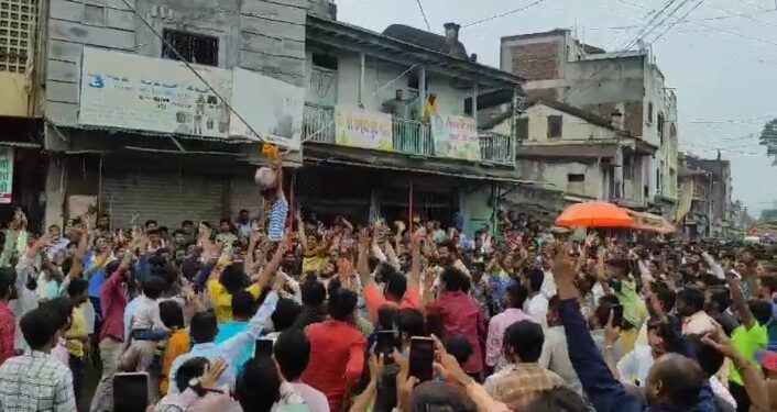 नंदुरबारात रंगला गोविंदाचा थरार, जय बजरंग व्यायाम शाळेचा उपक्रम