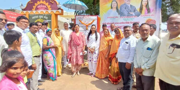 एकाच वेळी 13 वेगवेगळ्या गावांमधील विविध विकास कामांचा पालकमंत्री डॉ. विजयकुमार गावित यांनी धडाकेबाज पद्धतीने केला शुभारंभ