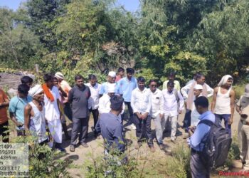 जिल्ह्यातील पहिली सामूहिक वन हक्क व्यवस्थापन व संवर्धन आराखड्यासाठी शिवारफेरीचे आयोजन