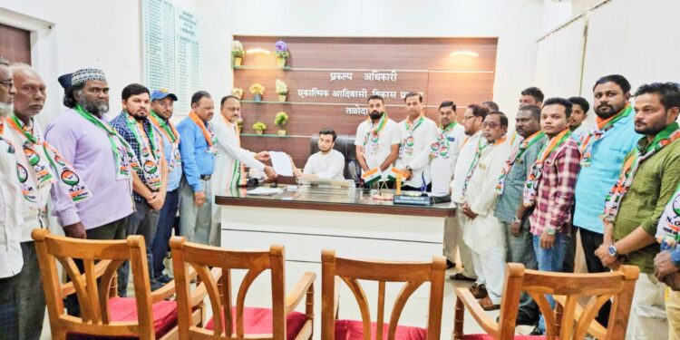 तळोदा नगरपालिकेत पूर्ण वेळ मुख्याधिकारी द्या : मा.आ.उदेसिंग पाडवी