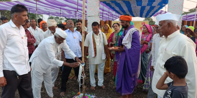 मंदाणे येथे 21 नोव्हेंबर रोजी नरेंद्राचार्यजी महाराज यांचा पादुका दर्शन सोहळा