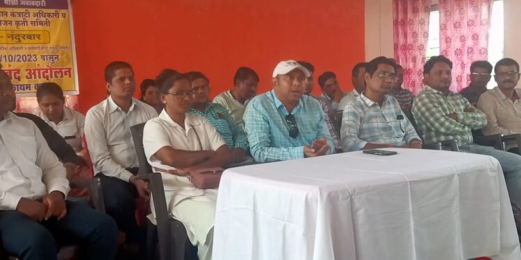 आरोग्य विभागाच्या कंत्राटी अधिकारी-कर्मचाऱ्यांचा तीव्र आंदोलनाचा इशारा