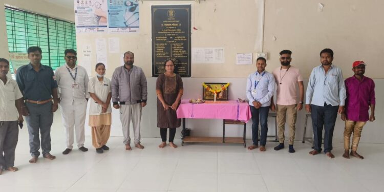 शहादा येथील ग्रामीण रुग्णालयात संविधान दिन साजरा