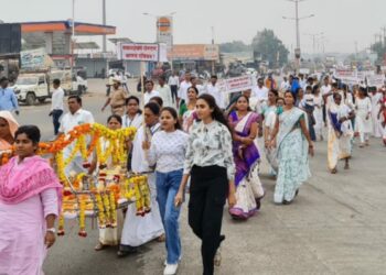 शहादा येथे संविधान रॅलीसह प्रबोधनात्मक व्याख्यान व जनजागृती