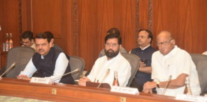 मराठा आरक्षणविषयक सर्वपक्षीय बैठकीत एकमुखी ठराव