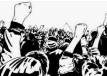 आदिवासी शेतकऱ्यांचे पोल तोडो, जमीन छोडो आंदोलन