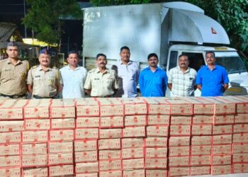 17 लाखाचा अवैध मद्यसाठा पोलिसांनी केला जप्त