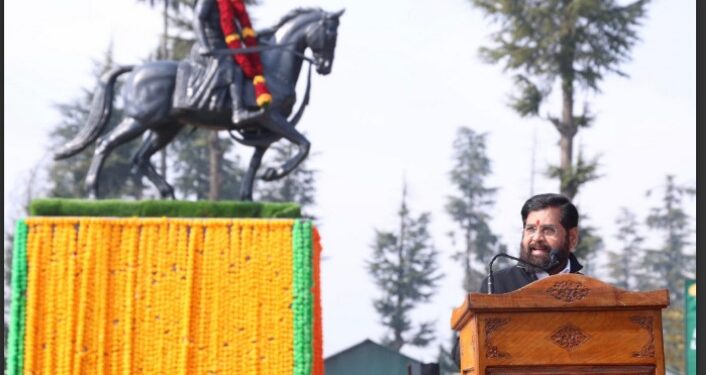भारत-पाक नियंत्रण रेषेजवळील छत्रपती शिवाजी महाराजांचा पुतळा सैनिकांना प्रेरणादायी: मुख्यमंत्री एकनाथ शिंदे