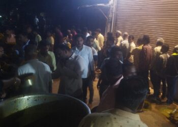 नंदनगरीतील एकमेव कालभैरव मंदिरात  जयंतीनिमित्त भाविकांनी घेतला महाप्रसादाचा लाभ