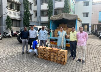 प्रकाशा येथे 30 लाखांचा अवैध मद्यसाठा जप्त