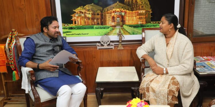 तोरणमाळ हिल स्टेशन एक आदर्श सांस्कृतिक वारसा म्हणून विकसित करावे; केंद्रीय पर्यटन व सांस्कृतिक मंत्री यांच्याकडे खा. डॉ. हिना गावित यांनी मांडला प्रस्ताव