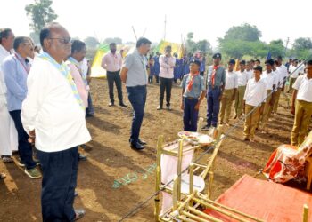 भादवड येथील छत्रपती शिवाजी महाराज माध्यमिक विद्यालयात स्काऊट गाईड शिबिर उत्साहात
