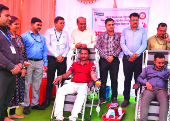 लोककल्याण बहुउद्देशीय संस्थेच्या शिबिरात 102 दात्यांचे रक्तदान