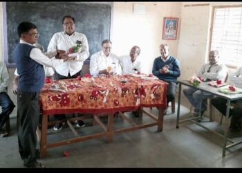 सिंदगव्हाण येथील श्री गणेश शिक्षण मंडळ संस्थेच्या अध्यक्षपदी शत्रुघ्न पाटील यांची बिनविरोध निवड