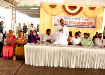 विकसित भारत संकल्प यात्रेचे आदिवासी विकासमंत्री डॉ विजयकुमार गावित यांच्या हस्ते उद्घाटन