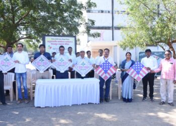 शहादा तालुका स्तरीय पतंगोत्सव स्पर्धा व निवडणूक साक्षरता कार्यक्रम उत्साहात