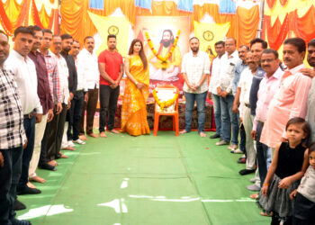 चर्मकार समाजातर्फे संत रोहिदास  महाराज जयंती विविध कार्यक्रमांनी साजरी