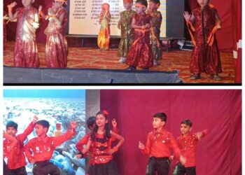 स्वा.सै.श्री.गोकुळदास देसाई आदर्श मराठी व गुजराती विद्यामंदिरात सांस्कृतिक कार्यक्रमांतून भारतीय संस्कृतीचे दर्शन