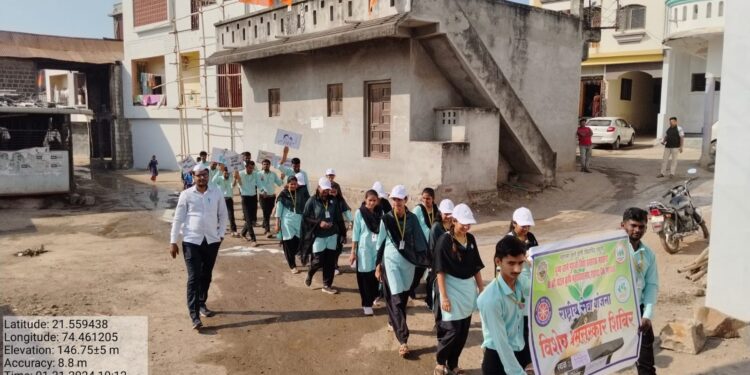 तिखोरा येथे कृषी महाविद्यालय रासेयो विशेष श्रमसंस्कार शिबीर उत्साहात