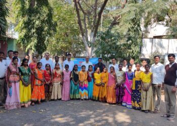 चिंचपाडा येथे मुख्यमंत्री माझी शाळा, सुंदर शाळा अंतर्गत राजस्थान राज्याचे सादरीकरण