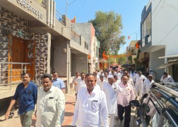 लोकशाही पॅनलच्या प्रचारफेरीस नंदुरबार तालुक्यातील गावांना जोरदार पाठिंबा