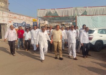 लोकशाही पॅनलला म्हसावद येथे सभासद-मतदारांचा जोरदार पाठिंबा