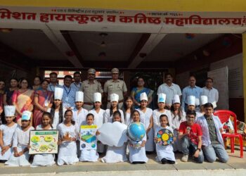 एस. ए. मिशन हायस्कूल येथे विज्ञान दिन साजरा