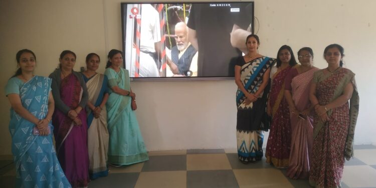 शहादा तालुका भाजपा महिला मोर्चाचा नारी शक्ती वंदन कार्यक्रमात सहभाग