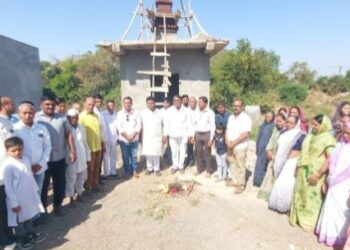 माळीवाडा परिसरात राष्ट्रवादी काँग्रेसतर्फे विविध विकास कामांचे भूमिपूजन