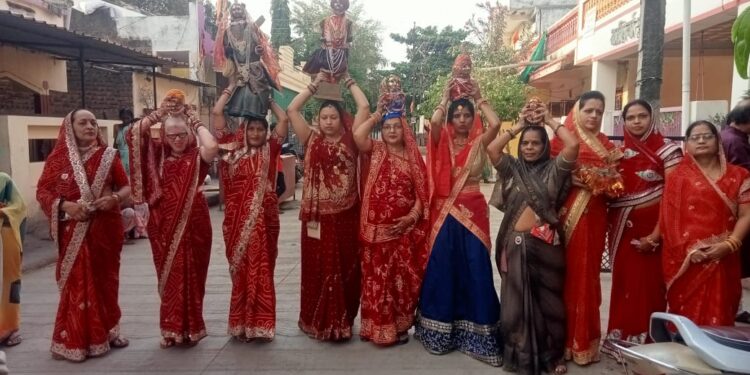 शहादा येथे गणगौर उत्सव मोठ्या उत्साहात साजरा