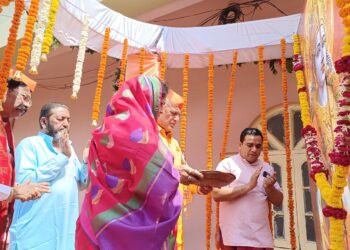 रघुवंशी परिवाराच्या श्रीराम मंदिरात धार्मिक कार्यक्रम;महाप्रसादाचे झाले वाटप