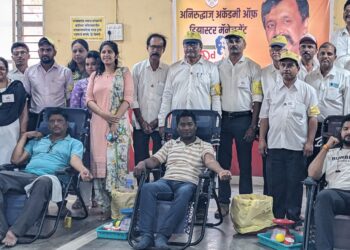 अनिरुद्ध बापू केंद्रातर्फे रक्तदान शिबिरास प्रतिसाद