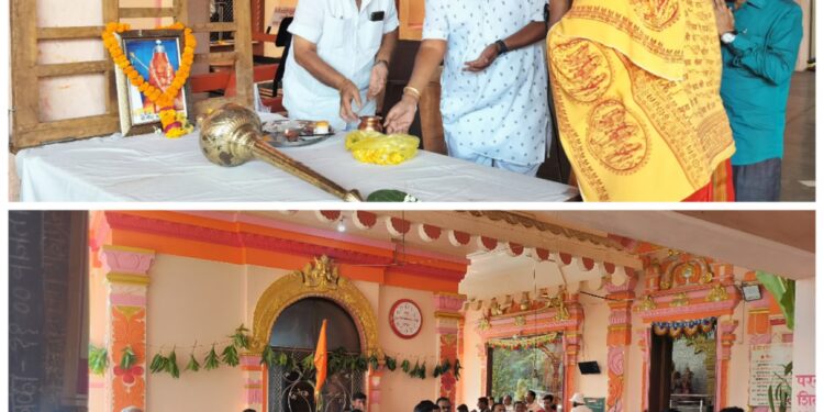 हनुमान जयंती निमित्त जिल्ह्यात 12 ठिकाणी सामूहिक गदापूजन