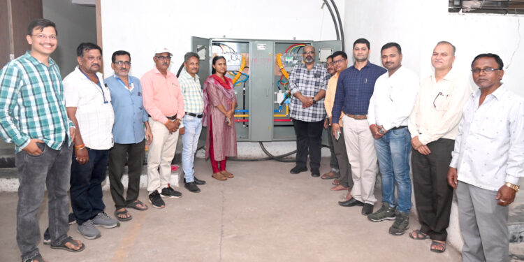 नंदुरबार पालिकेत सौर उर्जा यंत्रणा कार्यान्वित